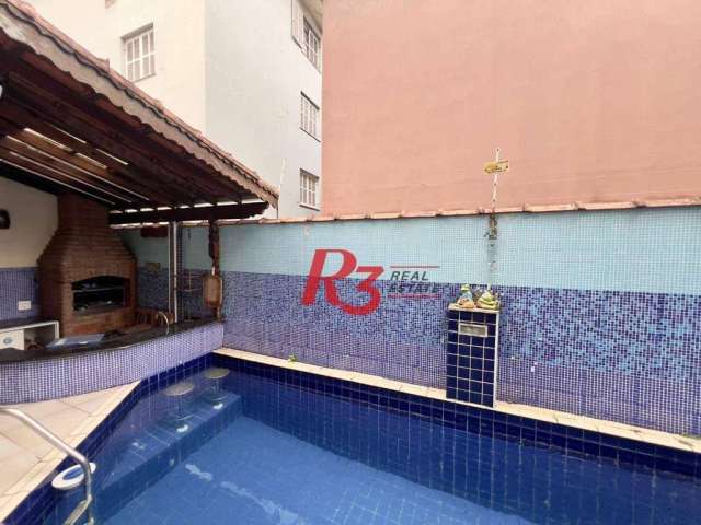 Casa com 3 dormitórios à venda, 182 m² por R$ 1.250.000,00 - Embaré - Santos/SP