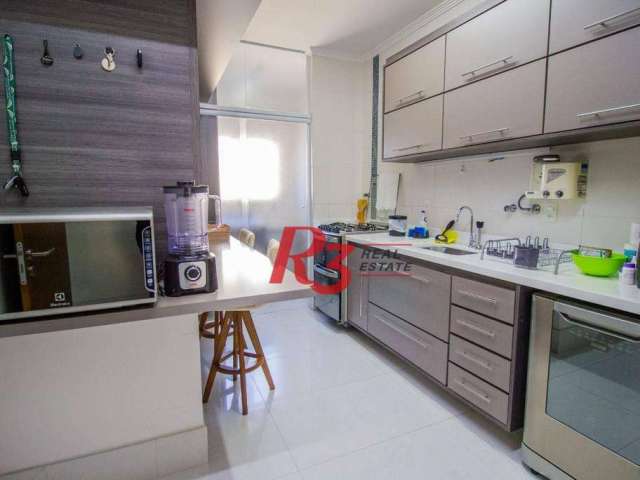 Apartamento à venda, 114 m² por R$ 1.650.000,00 - Pompéia - Santos/SP