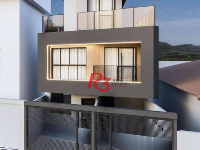 Casa com 3 dormitórios à venda, 125 m² por R$ 1.250.000,00 - Embaré - Santos/SP