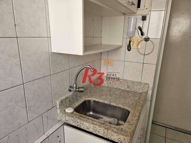 Kitnet à venda, 41 m² por R$ 395.000,00 - Gonzaga - Santos/SP