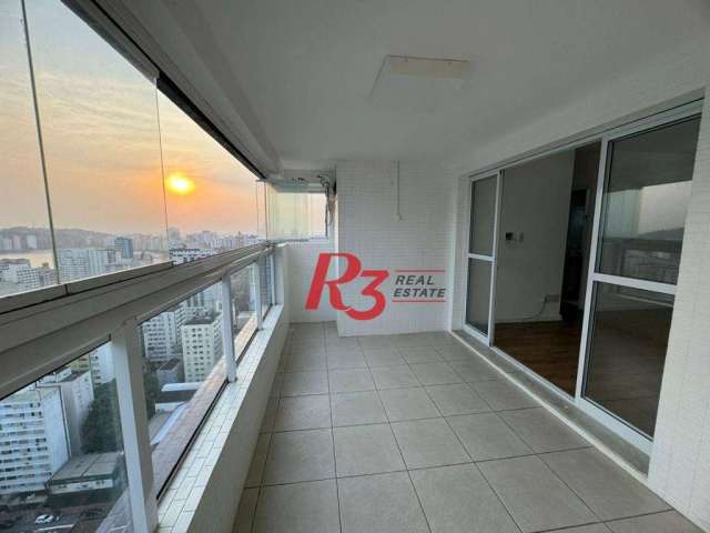 Apartamento com 2 dormitórios para alugar, 73 m² por R$ 4.500,00/mês - Itararé - São Vicente/SP