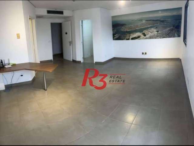 Sala, 41 m² - venda por R$ 370.000,00 ou aluguel por R$ 3.500,00/mês - Boqueirão - Santos/SP