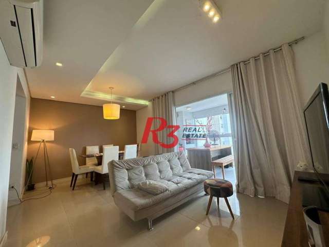 Apartamento com 3 dormitórios à venda, 111 m² por R$ 1.070.000,00 - Ponta da Praia - Santos/SP