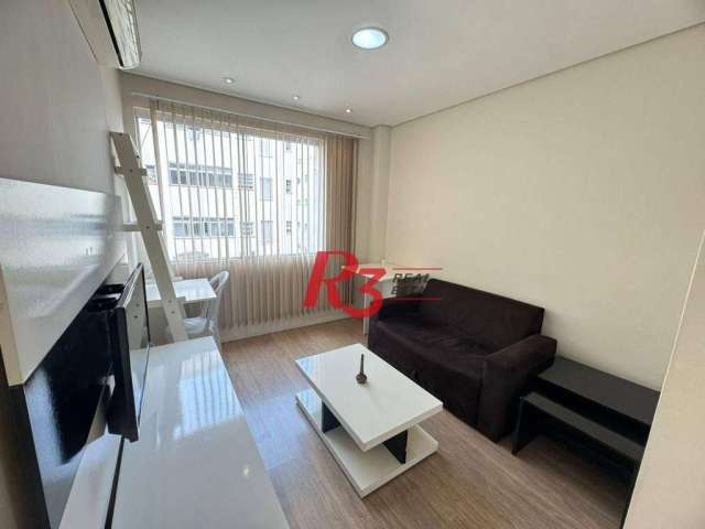 Apartamento com 1 dormitório à venda, 44 m² por R$ 360.000,00 - Gonzaga - Santos/SP