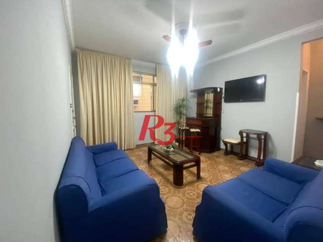 Apartamento com 3 dormitórios para alugar, 90 m² por R$ 3.500,00/mês - Gonzaga - Santos/SP