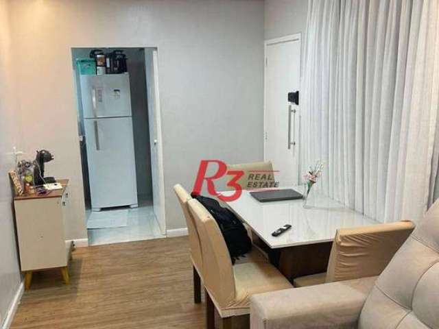 Apartamento com 2 dormitórios à venda, 55 m² por R$ 250.000,00 - Castelo - Santos/SP