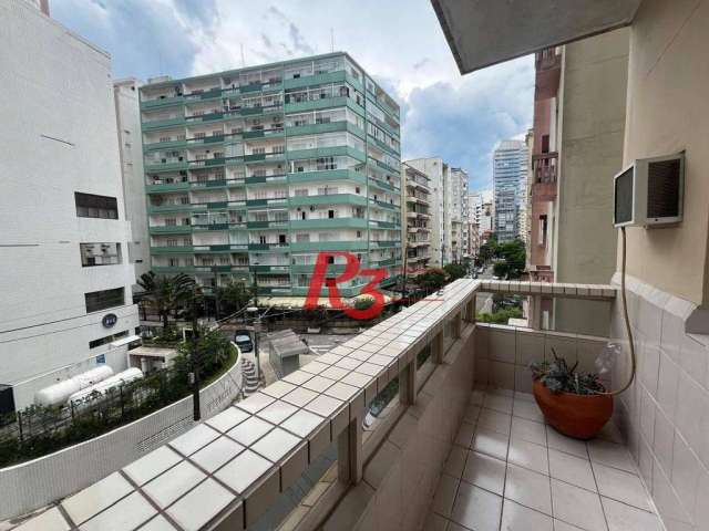 Apartamento com 2 dormitórios à venda, 95 m² por R$ 585.000,00 - Boqueirão - Santos/SP