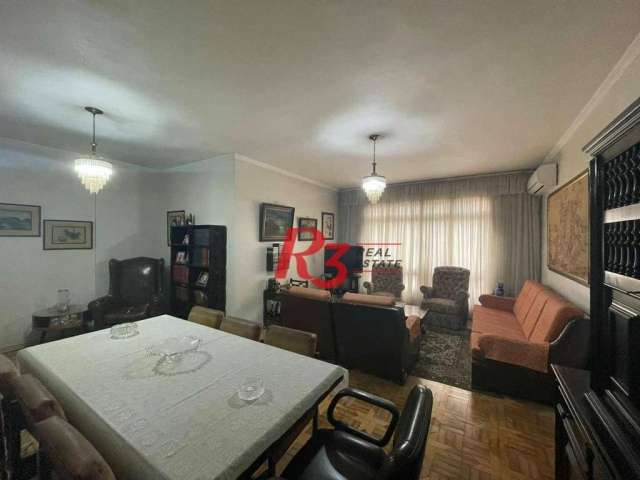 Apartamento com 2 dormitórios à venda, 100 m² por R$ 535.000,00 - Embaré - Santos/SP