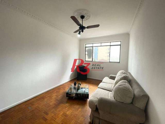 Apartamento à venda, 80 m² por R$ 550.000,00 - Gonzaga - Santos/SP