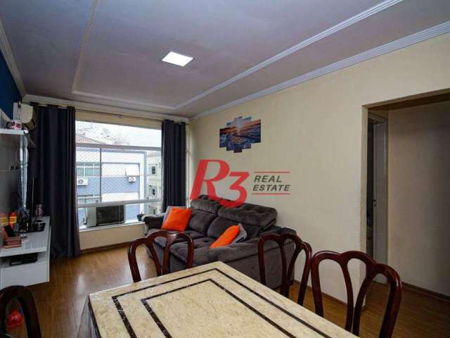 Apartamento com 3 dormitórios à venda, 78 m² por R$ 450.000,00 - Ponta da Praia - Santos/SP