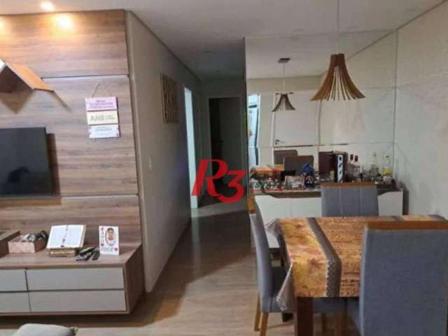 Apartamento com 2 dormitórios à venda, 57 m² por R$ 375.000,00 - Morro Nova Cintra - Santos/SP