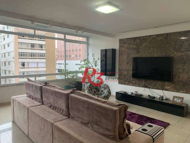 Apartamento à venda, 150 m² por R$ 958.000,00 - Gonzaga - Santos/SP