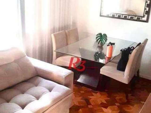 Apartamento com 2 dormitórios à venda, 84 m² por R$ 330.000,00 - Marapé - Santos/SP