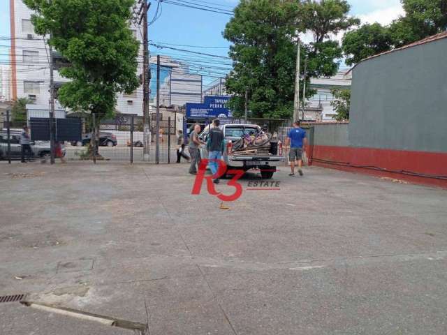 Terreno para alugar, 480 m² por R$ 8.000,00/mês - Aparecida - Santos/SP