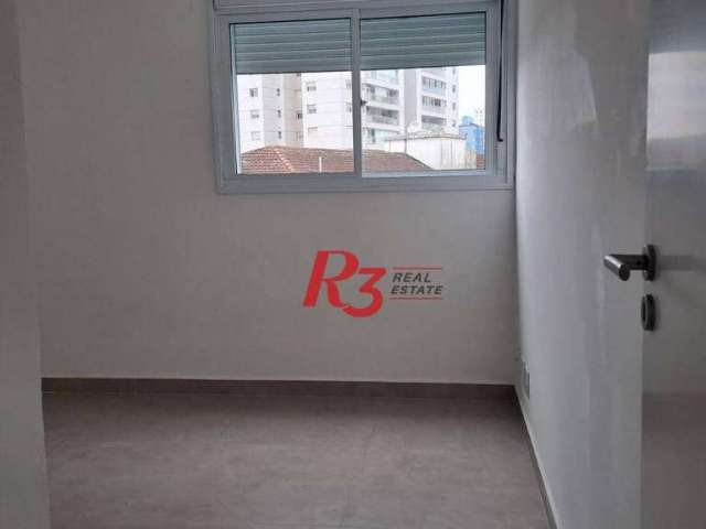 Apartamento com 1 dormitório à venda, 42 m² por R$ 350.000,00 - Marapé - Santos/SP