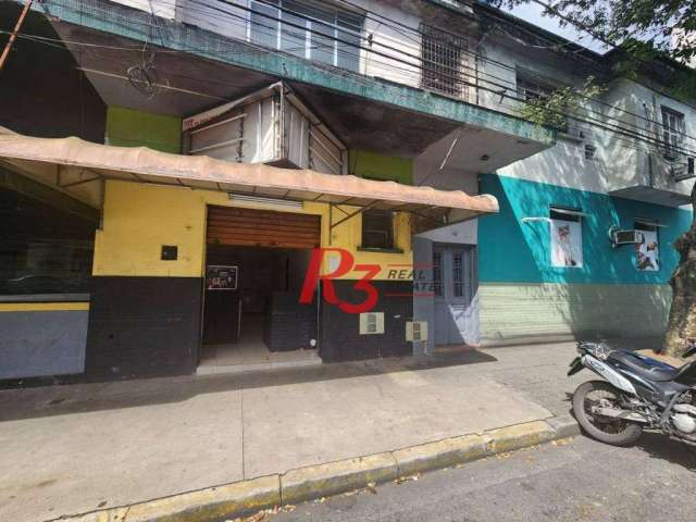 Loja para alugar, 24 m² por R$ 2.500,01/mês - Embaré - Santos/SP