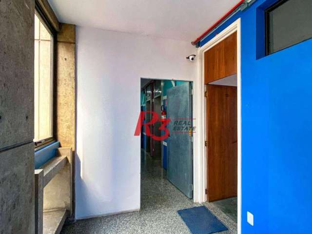 Sala para alugar, 100 m² por R$ 6.000,02/mês - Gonzaga - Santos/SP