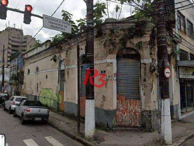 Terreno à venda, 150 m² -Paquetá-  Santos/SP