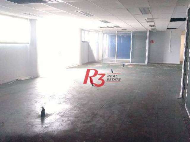 Sala para alugar, 300 m² - Centro - Santos/SP