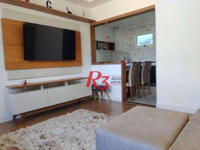 Apartamento à venda, 75 m² por R$ 390.000,00 - Estuário - Santos/SP