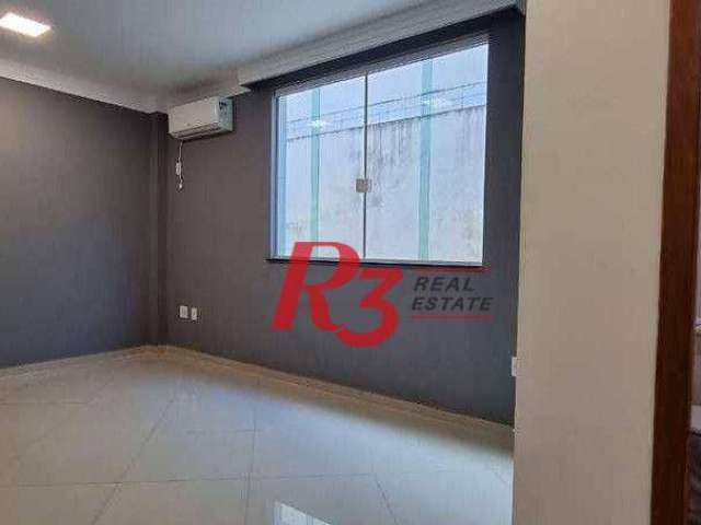 Sobrado com 3 dormitórios à venda, 110 m² por R$ 650.000,00 - José Menino - Santos/SP