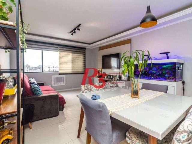 Apartamento à venda, 92 m² por R$ 600.000,00 - Ponta da Praia - Santos/SP