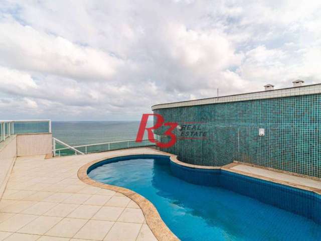 Cobertura com 4 dormitórios à venda, 440 m² por R$ 3.800.000,00 - Vila Guilhermina - Praia Grande/SP