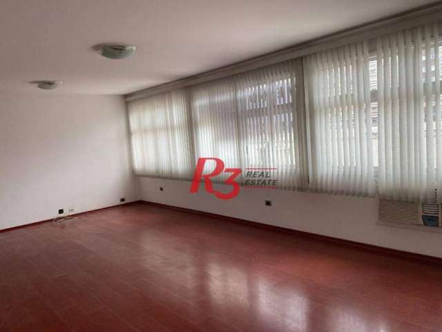 Apartamento com 2 dormitórios à venda, 124 m² - Boqueirão - Santos/SP