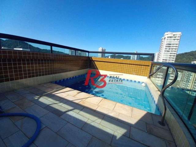 Cobertura Duplex com 4 dormitórios à venda, 300 m² por R$ 1.900.000 - Canto do Forte - Praia Grande/SP