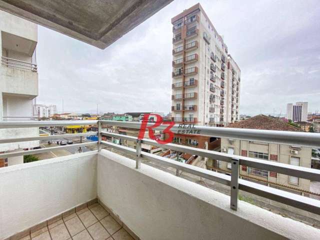 Apartamento com 1 dormitório à venda, 50 m² por R$ 400.000,00 - Vila Matias - Santos/SP