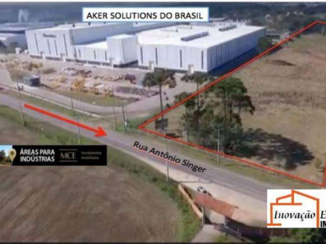 Terreno comercial à venda na Rua Antônio Singer, 3411, Campo Largo da Roseira, São José dos Pinhais por R$ 7.000.000