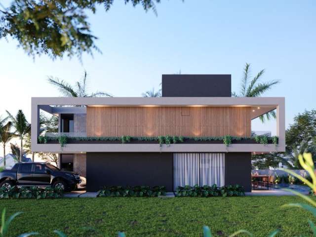 Casa duplex de alto padrão à venda com 384m², 4 suítes e piscina no portal do sol - joão pessoa