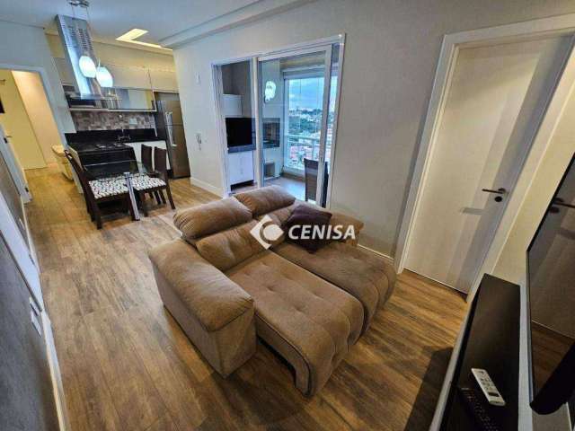 Apartamento de 1 suíte, 55 m² - venda ou aluguel - Condomínio Sky Towers Home - Indaiatuba/SP