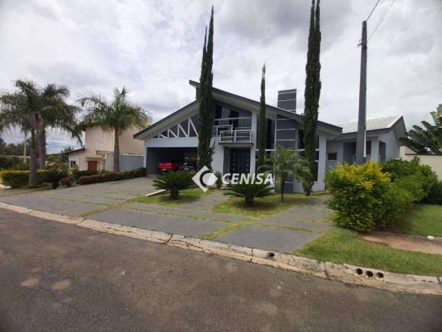 Casa com 4 suítes, 292 m² - venda por R$ 2.800.000 ou aluguel por R$ 16.830/mês - Condomínio Jardim dos Lagos - Indaiatuba/SP