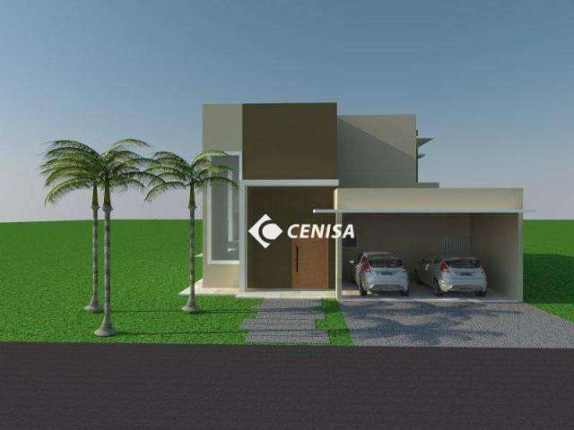 Casa com 3 dormitórios à venda, 270 m² por R$ 1.690.000,00 - Condomínio Vila Inglesa - Indaiatuba/SP