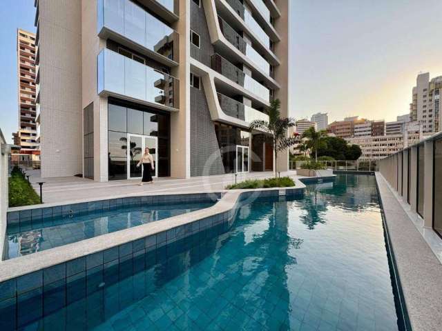 Apartamento vista mar, com 2 dormitórios à venda, 63 m² por R$ 1.150.000 - Meireles - Fortaleza/CE