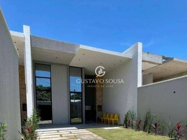 Casa com 3 dormitórios à venda, 103 m² por R$ 409.000 - Precabura - Eusébio/CE