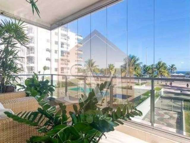 Apartamento na Barra da Tijuca, 4 Quartos, 2 Suítes, 186 m², Frontal Mar