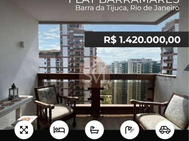 Flat com 2 quartos à venda na Avenida Lúcio Costa, 3300, Barra da Tijuca, Rio de Janeiro, 73 m2 por R$ 1.420.000