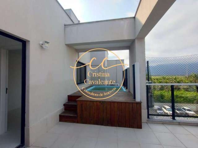 Vendo Cobertura Duplex 3 Quartos no Recreio dos Bandeirantes, RJ - 146m², 2 Suítes, 2 Vagas, Piscina e Muito Mais!