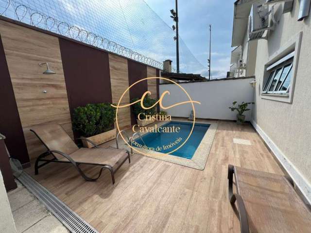 Recreio/Sunrise- Casa triplex à venda com 4 quartos, 3 suítes, 160m², 3 vagas, sótão, piscina e área gourmet!