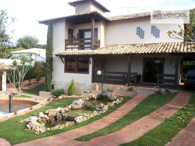 Casa com 4 dormitórios à venda, 412 m² por R$ 1.890.000,00 - Condomínio Bouganville - Lagoa Santa/MG