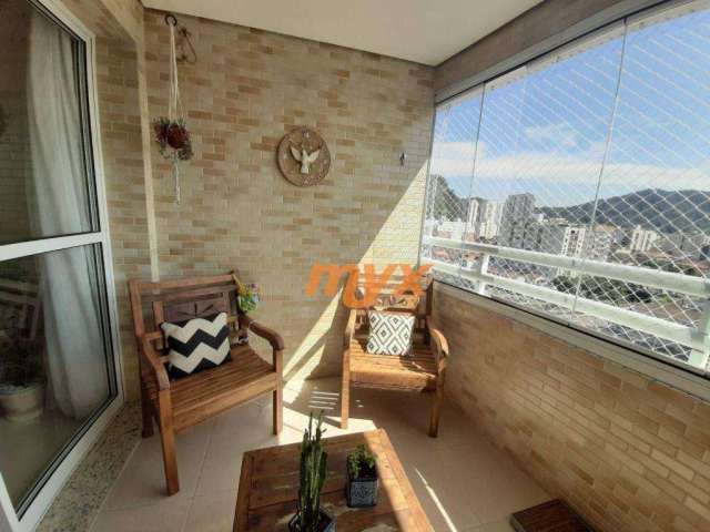 Apartamento com 3 dormitórios à venda, 95 m² por R$ 1.160.000,00 - José Menino - Santos/SP