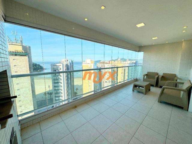 Apartamento, 134 m² - venda por R$ 1.590.000,00 ou aluguel por R$ 11.500,00/mês - José Menino - Santos/SP