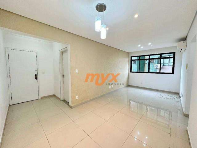 Apartamento com 3 dormitórios à venda, 100 m² por R$ 520.000,00 - Macuco - Santos/SP