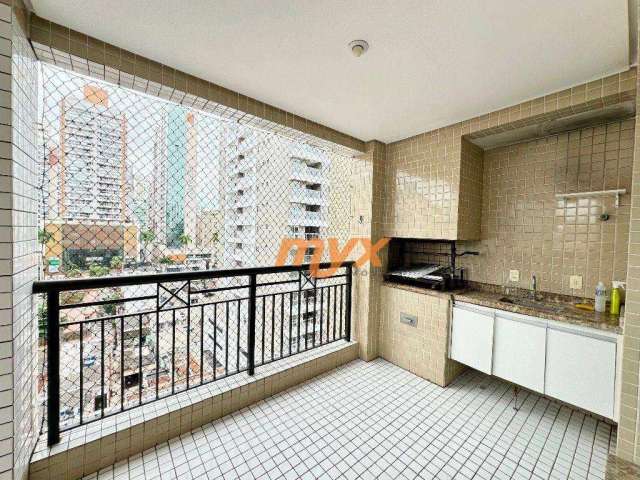 Apartamento com 3 dormitórios, 142 m² - venda por R$ 1.450.000,00 ou aluguel por R$ 7.200,00/mês - Gonzaga - Santos/SP