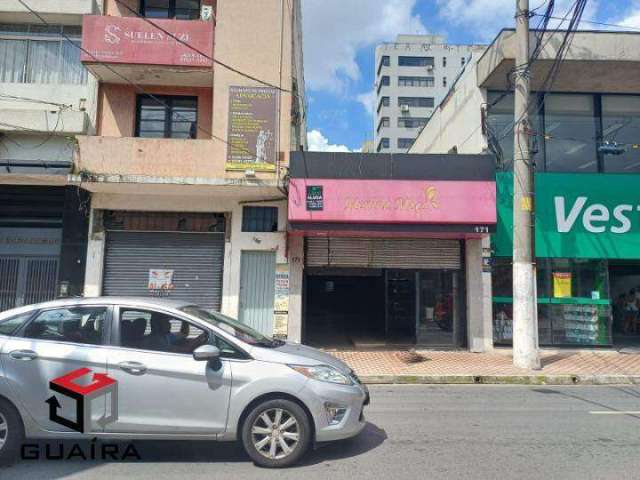 Salão comercial de 200m² no Centro de Santo André - SP