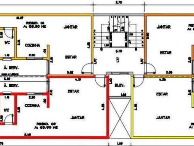 Apartamento à venda 3 quartos 1 vaga Utinga - Santo André - SP