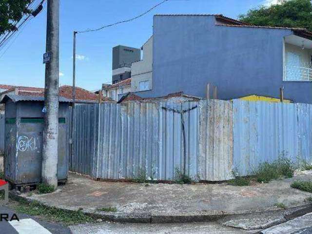 Terreno- 264m², Localizado na Vila Alpina em Santo André - SP