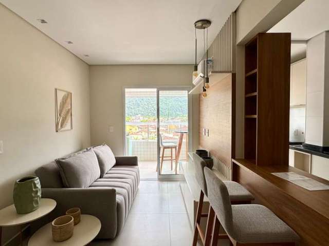 Apartamento com 2 dormitórios  mobiliado Alto Padrão frente Mar no bairro do  Flórida, Praia Grande/SP